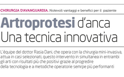 Artroprotesi d’anca. Una tecnica innovativa