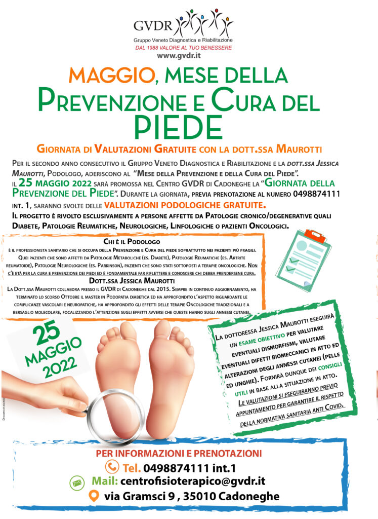 2° Giornata della Prevenzione del Piede nel Centro di Cadoneghe