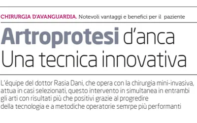 Artroprotesi d’anca. Una tecnica innovativa 