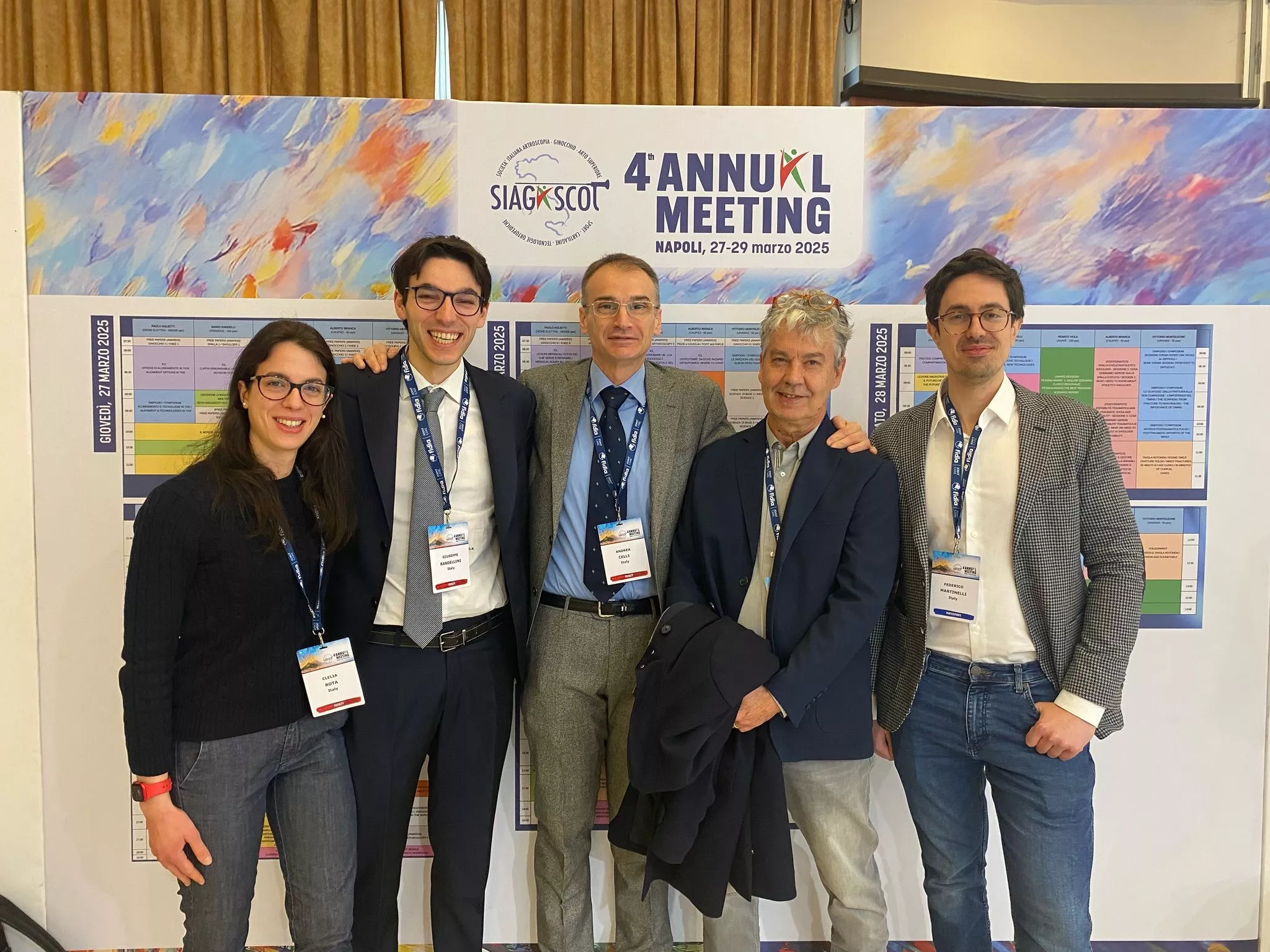 Hesperia Hospital al IV Congresso Nazionale SIAGASCOT (Società Italiana Artroscopia-Ginocchio-Arto Superiore-Sport-Cartilagine-Tecnologie Ortopediche)