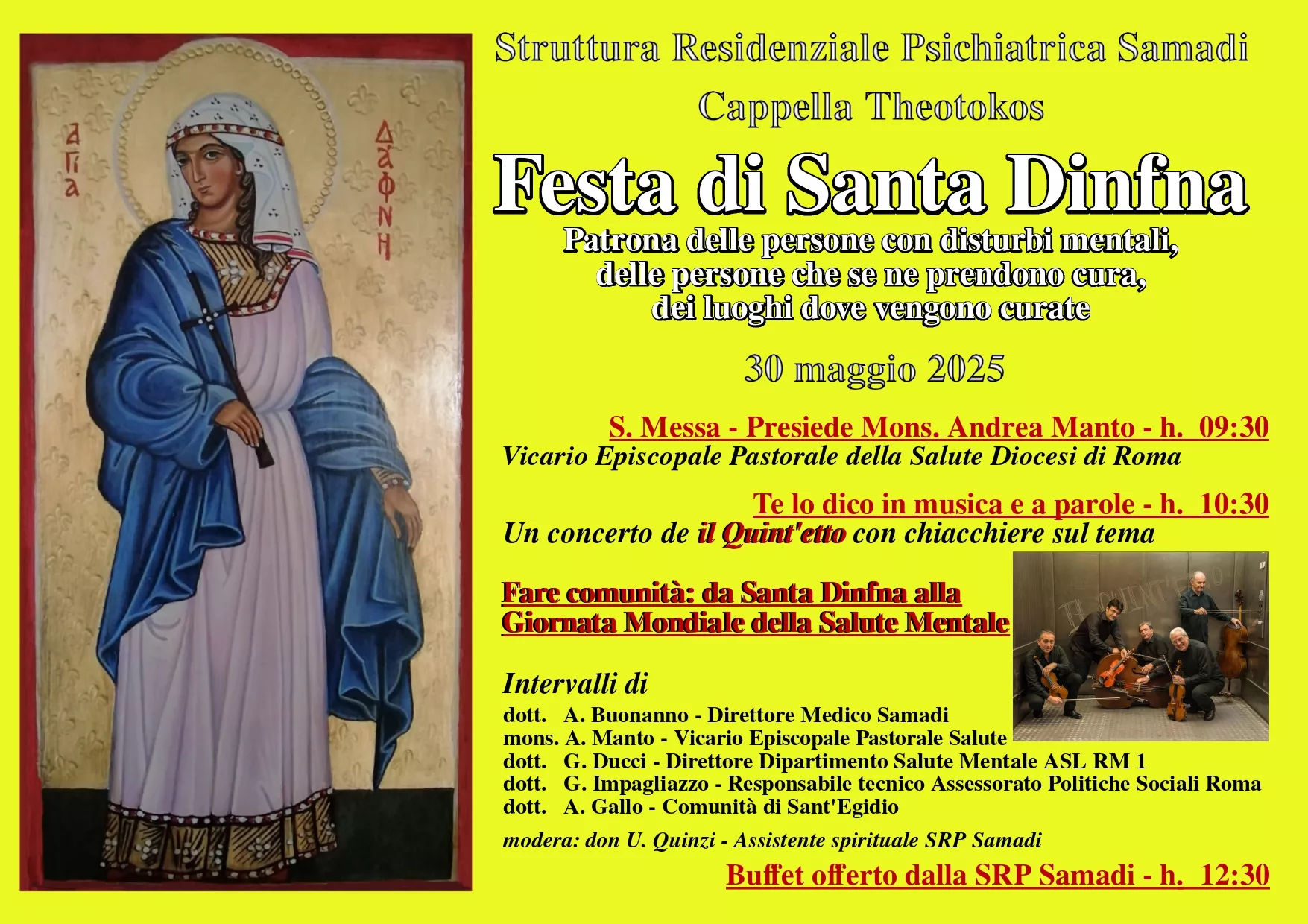  Samadi celebra la Festa di Santa Dinfna