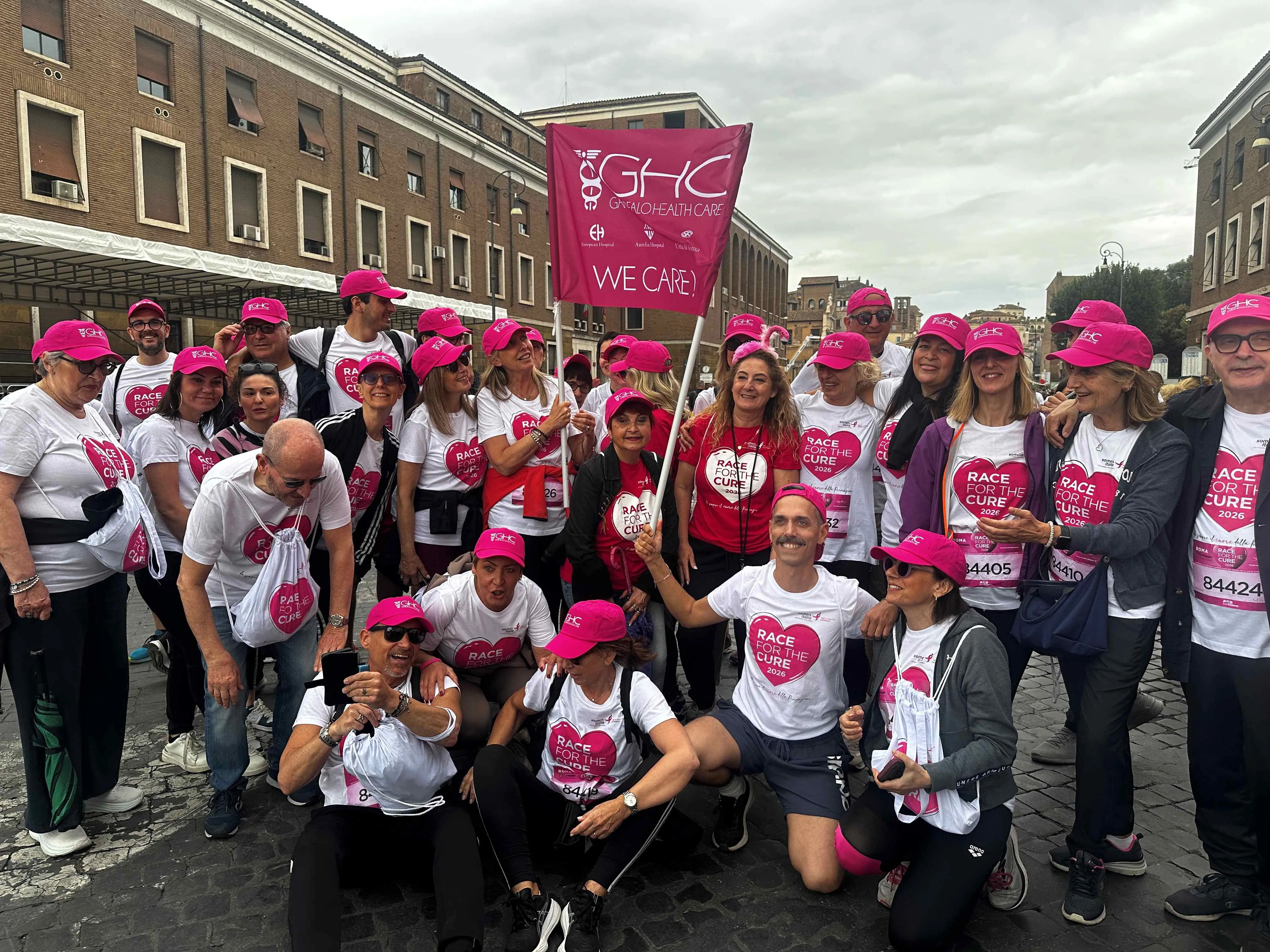  Le strutture romane GHC a sostegno della Race for the Cure 